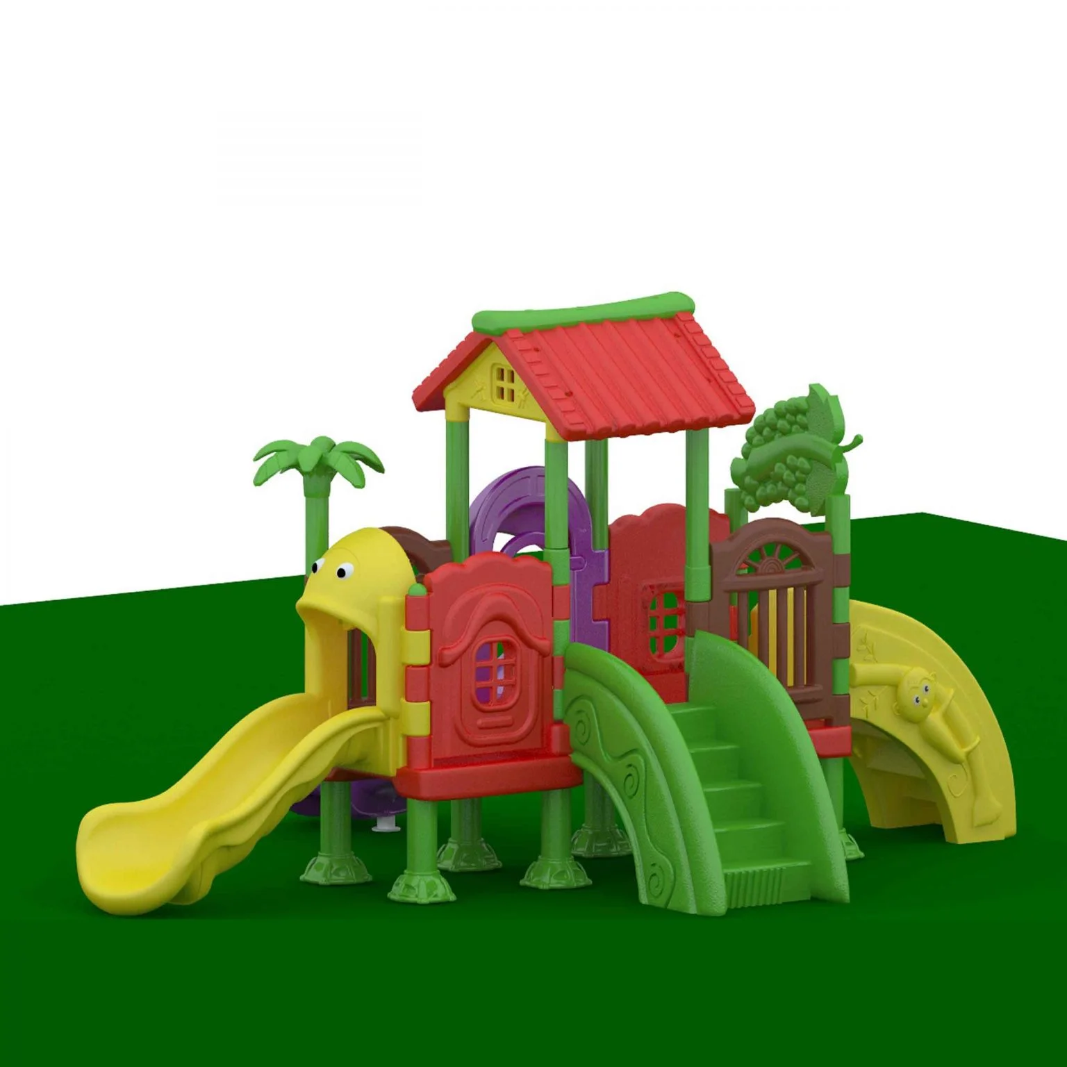 Playzone early-learning preschool playground installation