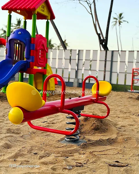 Playzone real on-site installation of See Saw
