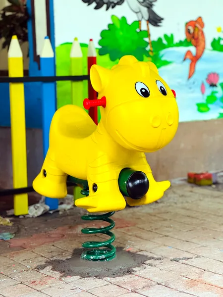Playzone real on-site installation of Spring Rider