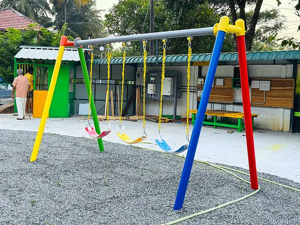 Playzone real on-site installation of Swing
